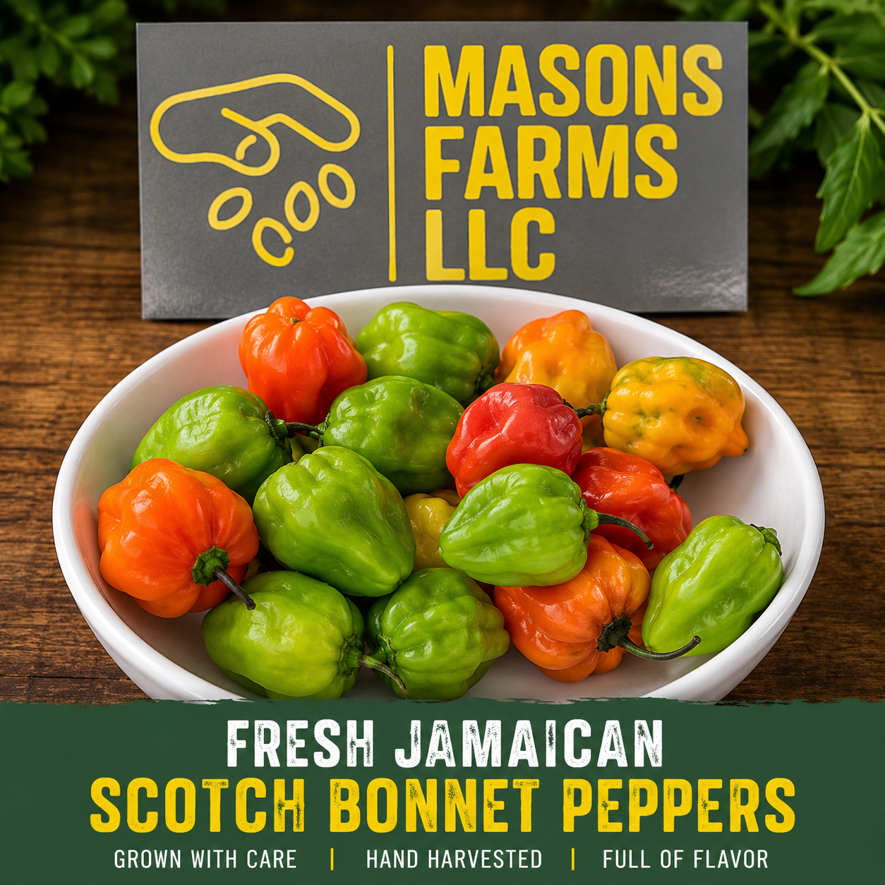 Fresh Jamaican Scotch Bonnet Peppers